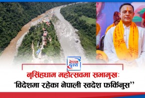 सभामुख डोल प्रसाद अर्याल को आह्वान: “विदेशमा रहेका नेपाली स्वदेश फर्किनुस्”